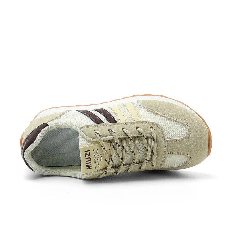 Damen sportliche Sneakers mit atmungsaktivem Obermaterial und dämpfender Sohle Heidi Mode - Image 2