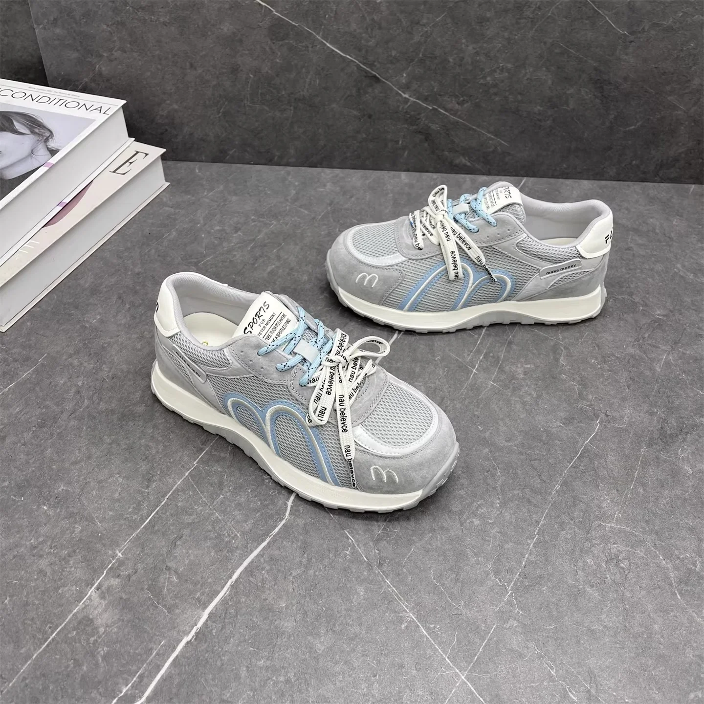 Damen Sportliche Sneakers mit atmungsaktivem Obermaterial und dämpfender Sohle Heidi Mode - Image 4
