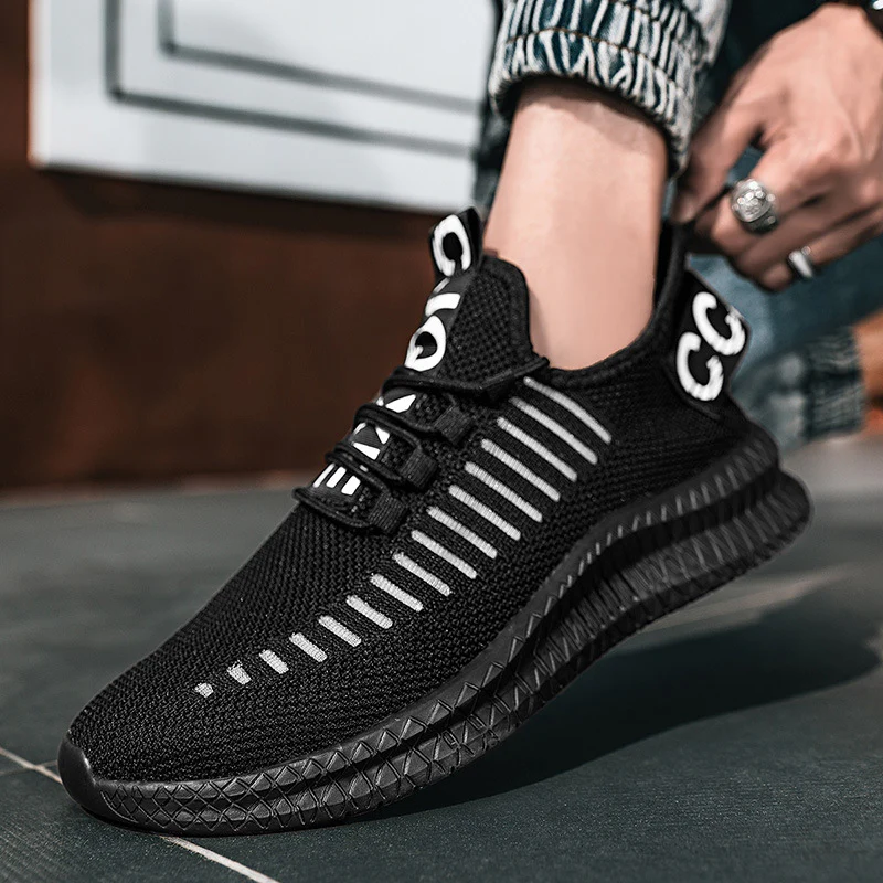 Damen Sportliche Sneakers mit atmungsaktivem Obermaterial und elastischem Schnürsystem Heidi Mode - Image 3