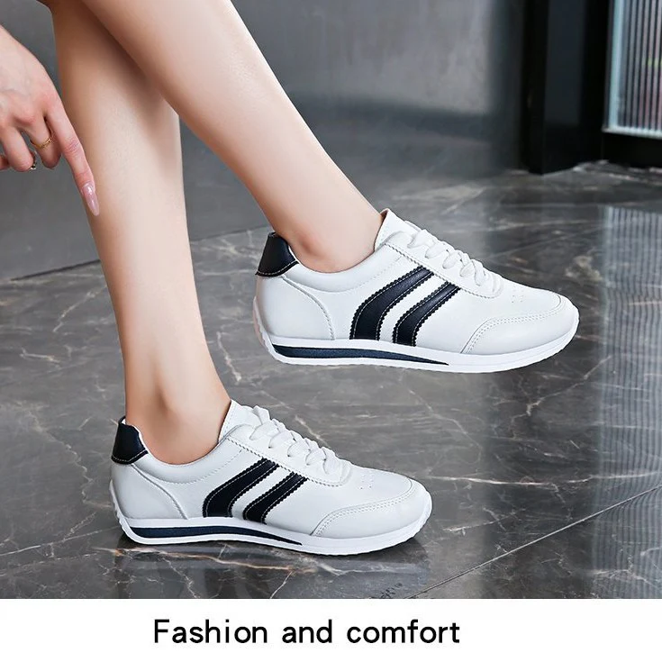 Damen Sportliche Sneakers mit atmungsaktivem Obermaterial und flexiblem Sohlenprofil Heidi Mode - Image 4