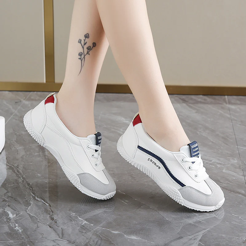 Damen sportliche Sneakers mit atmungsaktivem Obermaterial und flexiblem Sohlenprofil Heidi Mode - Image 3