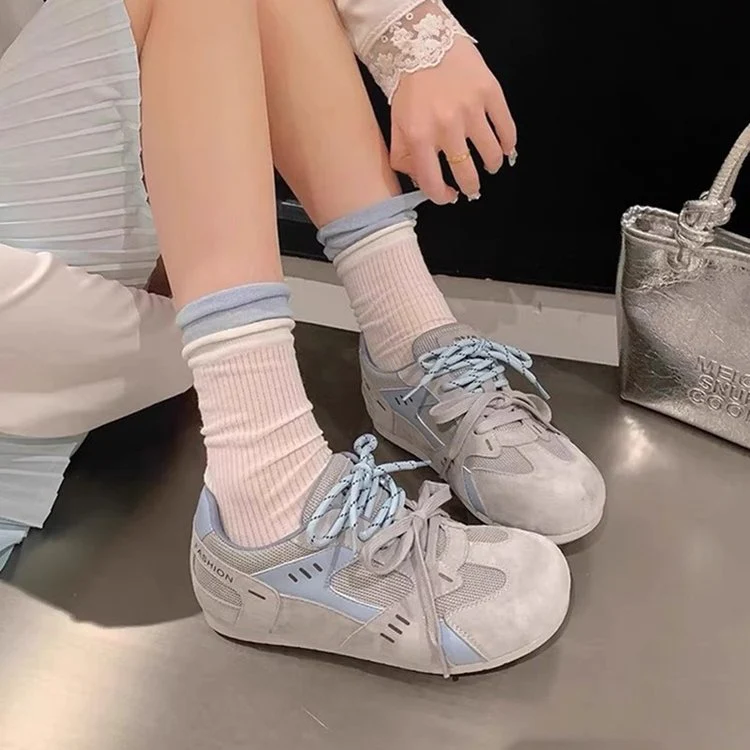 Damen Sportliche Sneakers mit atmungsaktivem Obermaterial und gepolsterter Innensohle Heidi Mode - Image 3