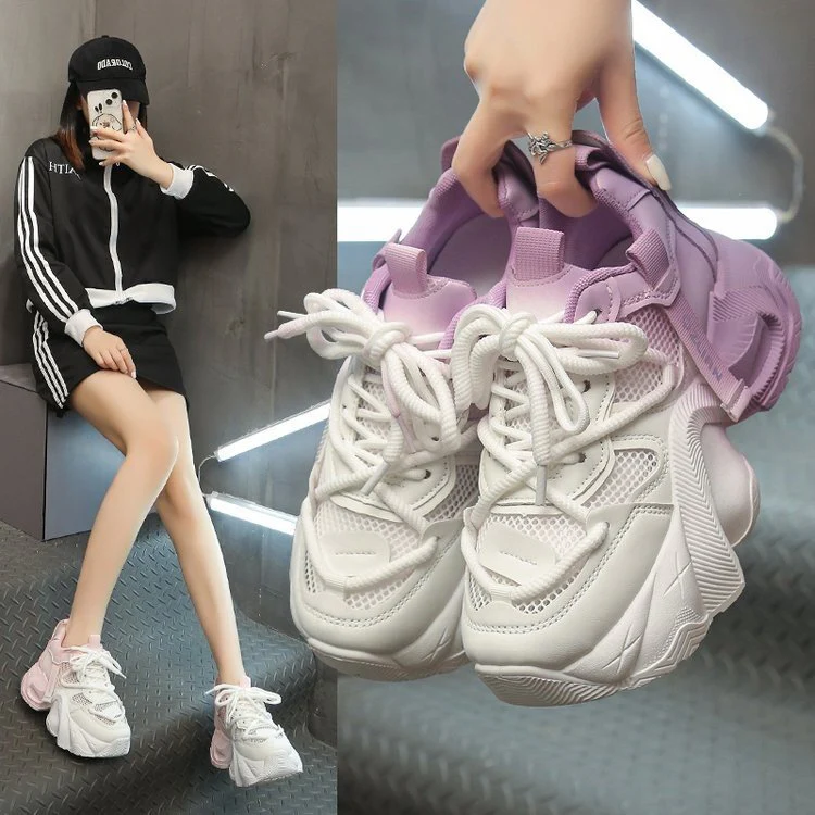 Damen Sportliche Sneakers mit atmungsaktivem Obermaterial und innovativer Dämpfung Heidi Mode - Image 2