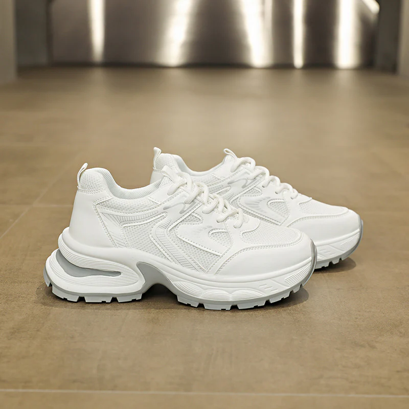 Damen Sportliche Sneakers mit atmungsaktivem Obermaterial und modernem Design Heidi Mode - Image 2