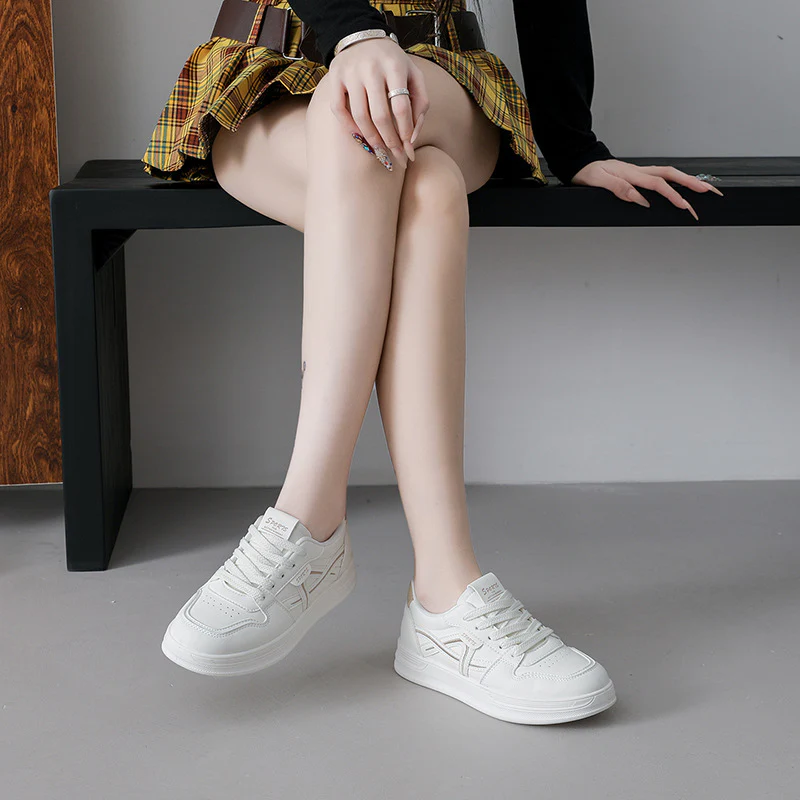 Damen Sportliche Sneakers mit atmungsaktivem Obermaterial und rutschfester Laufsohle Heidi Mode - Image 3