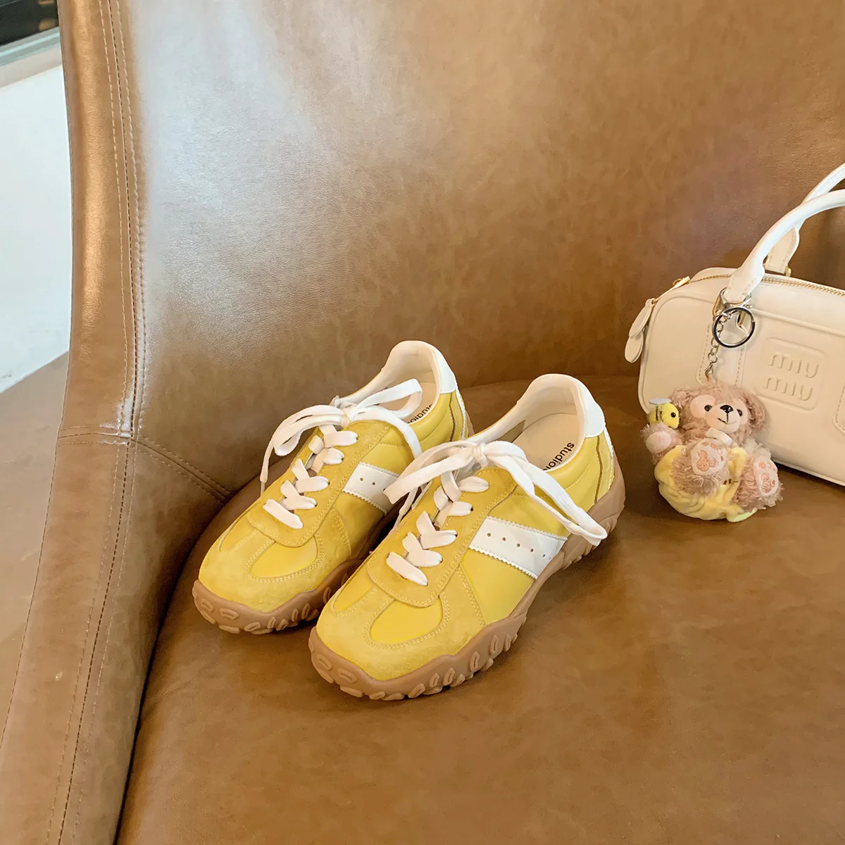 Damen sportliche Sneakers mit atmungsaktivem Obermaterial und rutschfester Sohle Heidi Mode - Image 6