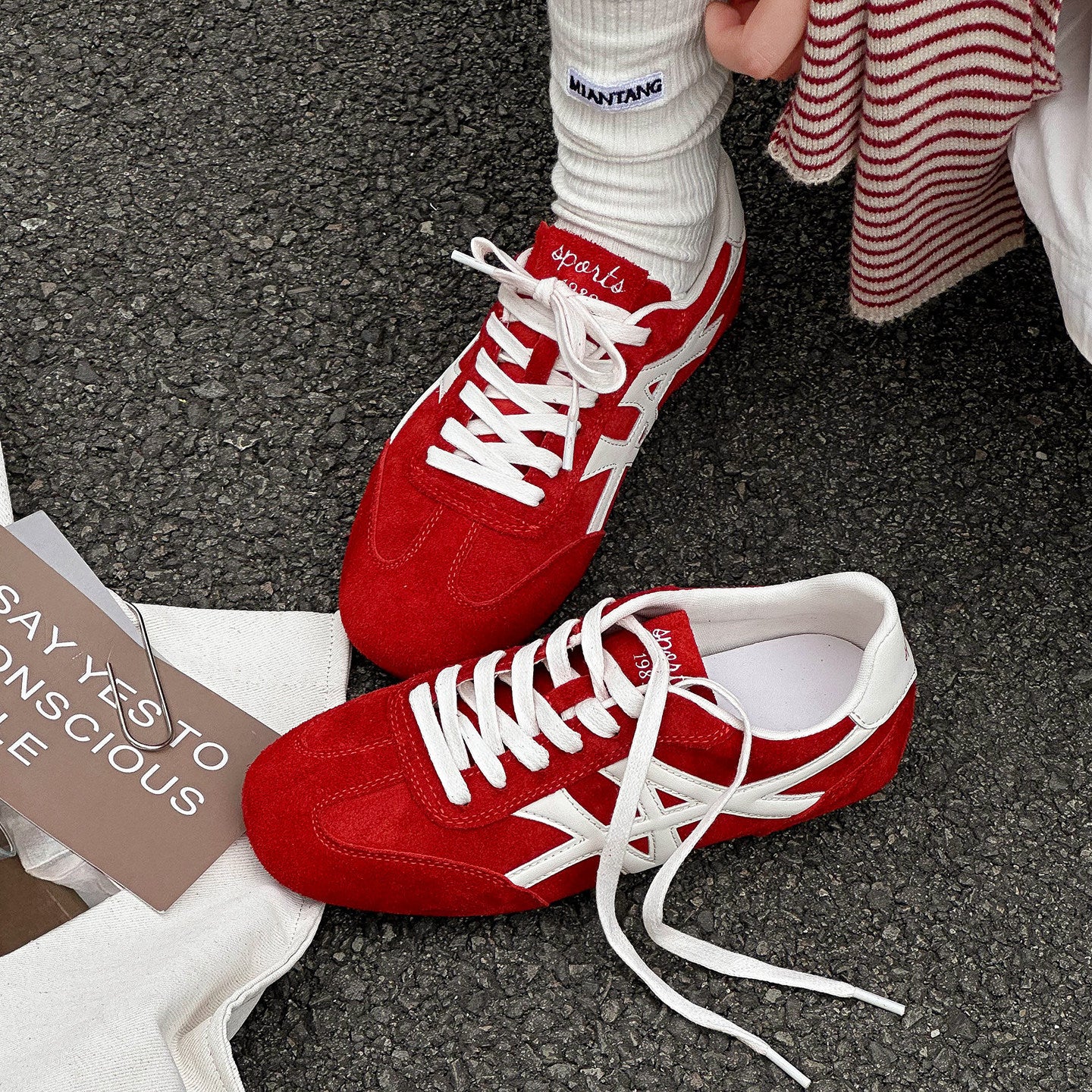 Damen Sportliche Sneakers mit atmungsaktivem Obermaterial und rutschfester Sohle Heidi Mode - Image 6