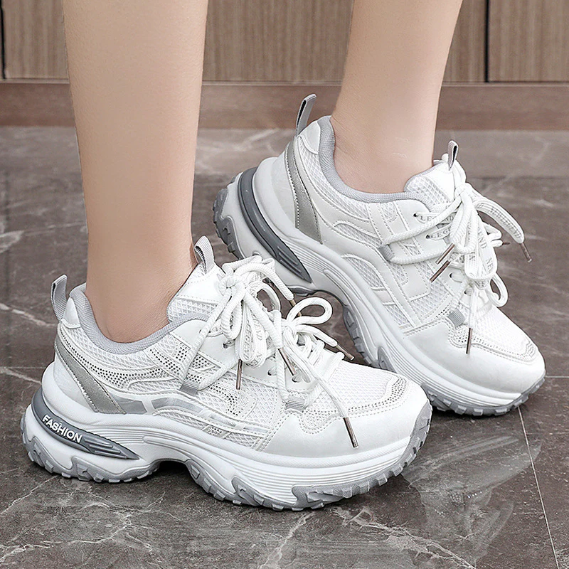 Damen Sportliche Sneakers mit atmungsaktivem Obermaterial und schockabsorbierender Sohle Heidi Mode - Image 4