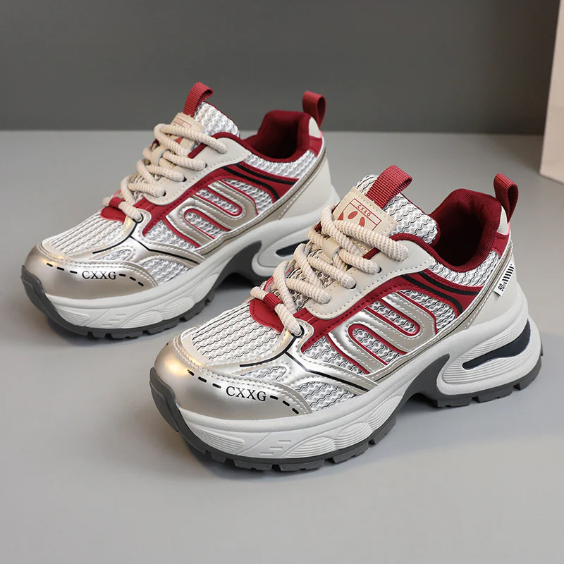 Damen sportliche Sneakers mit atmungsaktivem Obermaterial und stoßdämpfendem Design Heidi Mode - Image 7