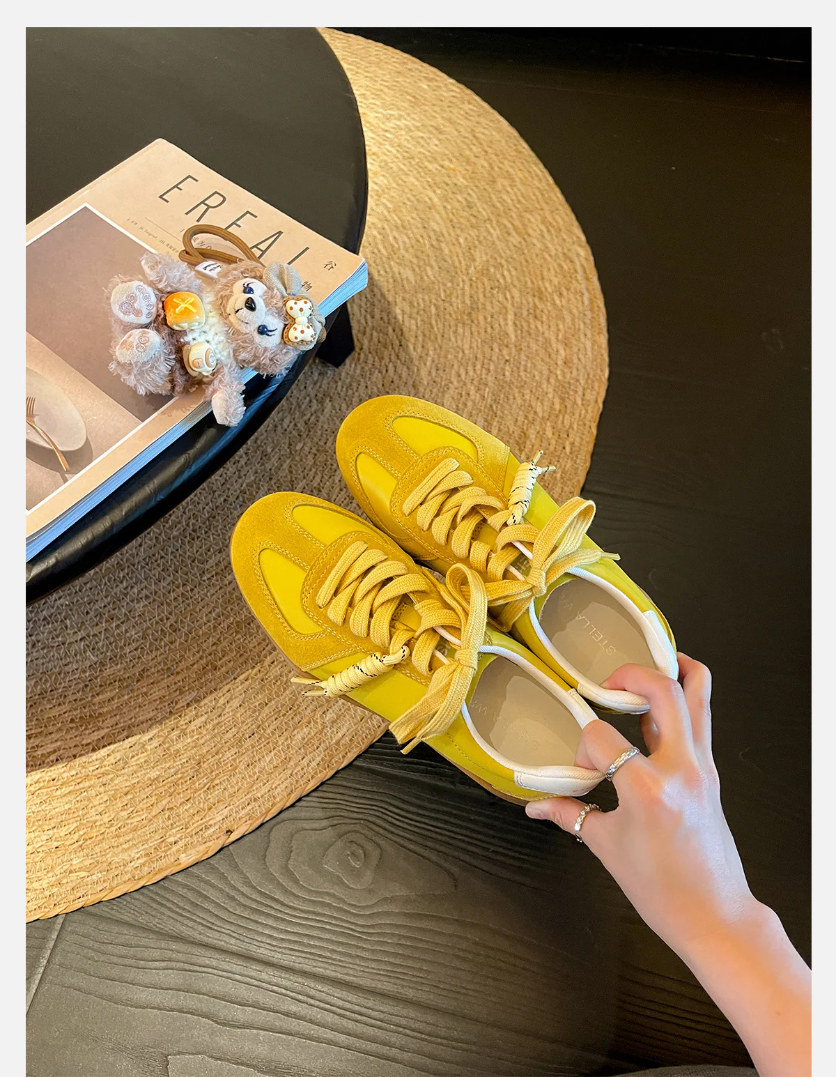 Damen Sportliche Sneakers mit atmungsaktivem Obermaterial und stylischen Schnürdetails Heidi Mode - Image 9
