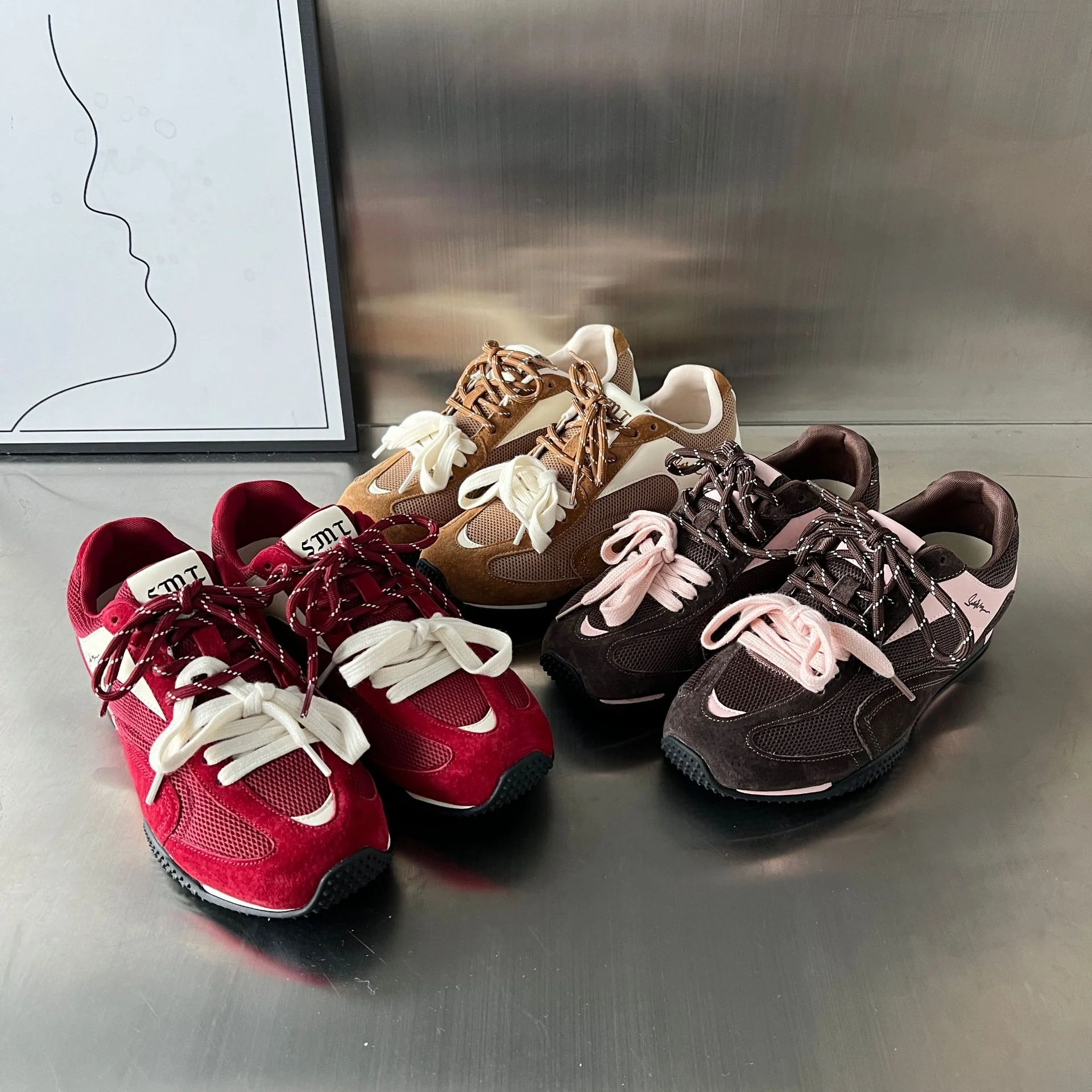 Damen Sportliche Sneakers mit atmungsaktivem Obermaterial und weicher Polsterung Heidi Mode - Image 4