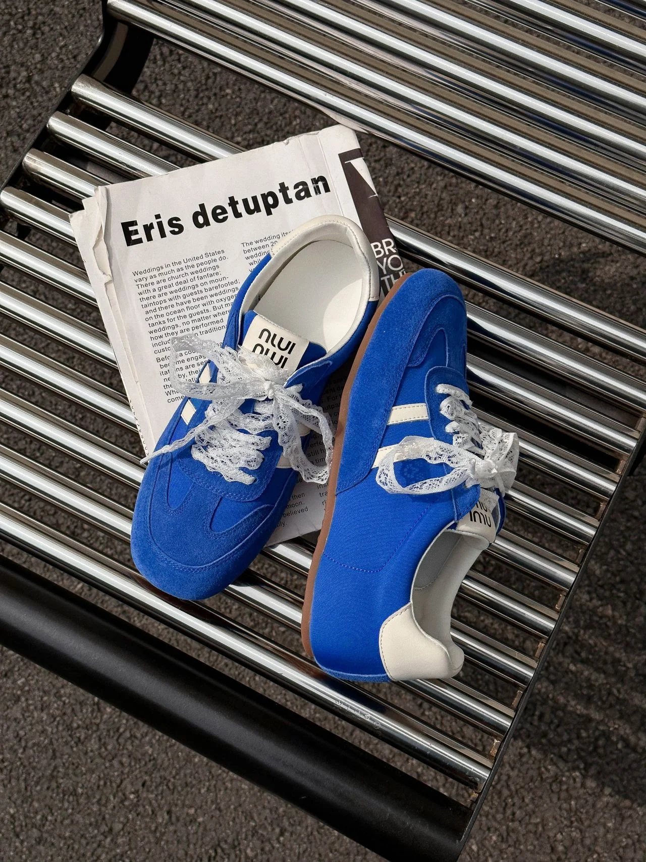 Damen Sportliche Sneakers mit atmungsaktivem Obermaterial von Heidi Mode - Image 6