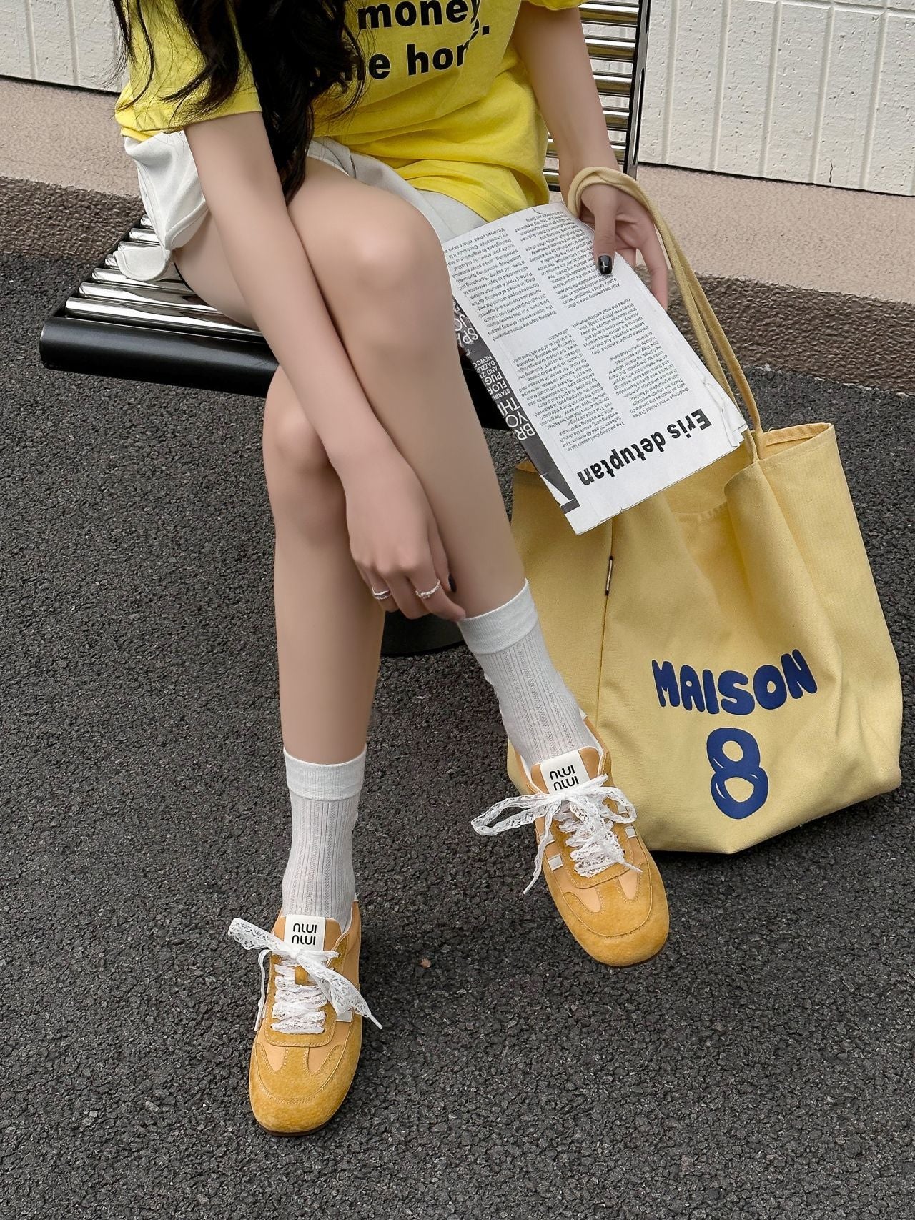 Damen Sportliche Sneakers mit atmungsaktivem Obermaterial von Heidi Mode - Image 8