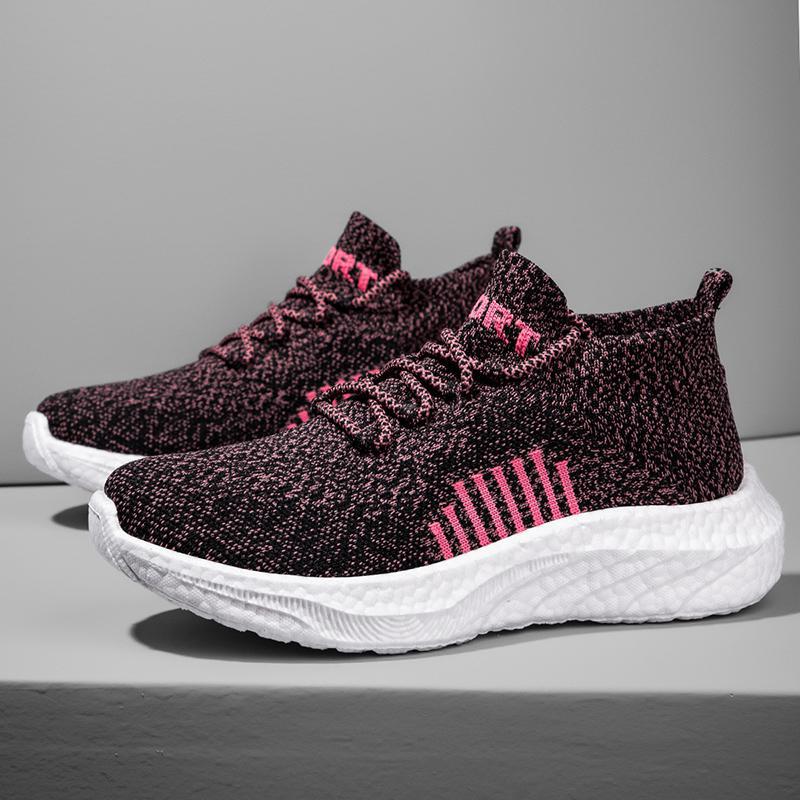 Damen Sportliche Sneakers mit atmungsaktivem Strickmaterial Heidi Mode - Image 6