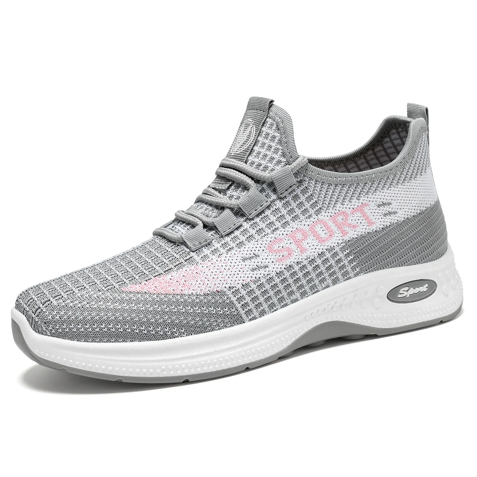 Damen Sportliche Sneakers mit atmungsaktivem Strickoberteil und rutschfester Sohle Heidi Mode - Image 4