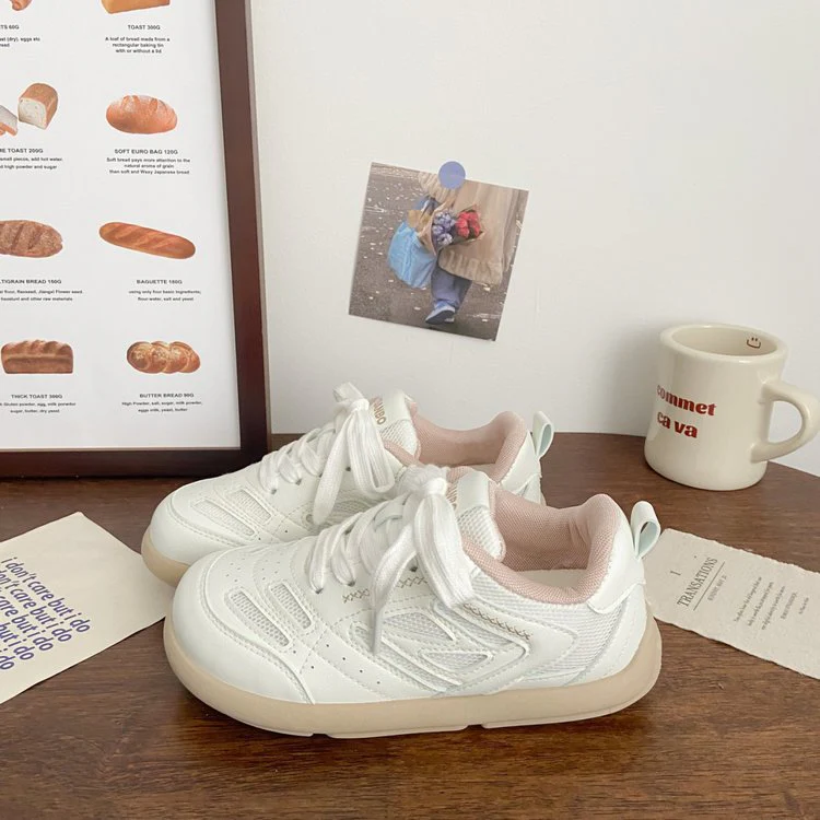 Damen Sportliche Sneakers mit atmungsaktiven Mesh-Einsätzen und bequemer Dämpfung Heidi Mode - Image 3