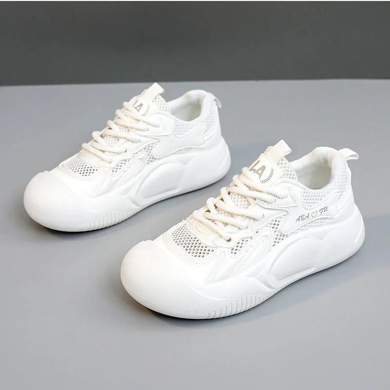 Damen sportliche Sneakers mit atmungsaktiven Mesh-Einsätzen und dämpfendem Sohlenprofil Heidi Mode - Image 6