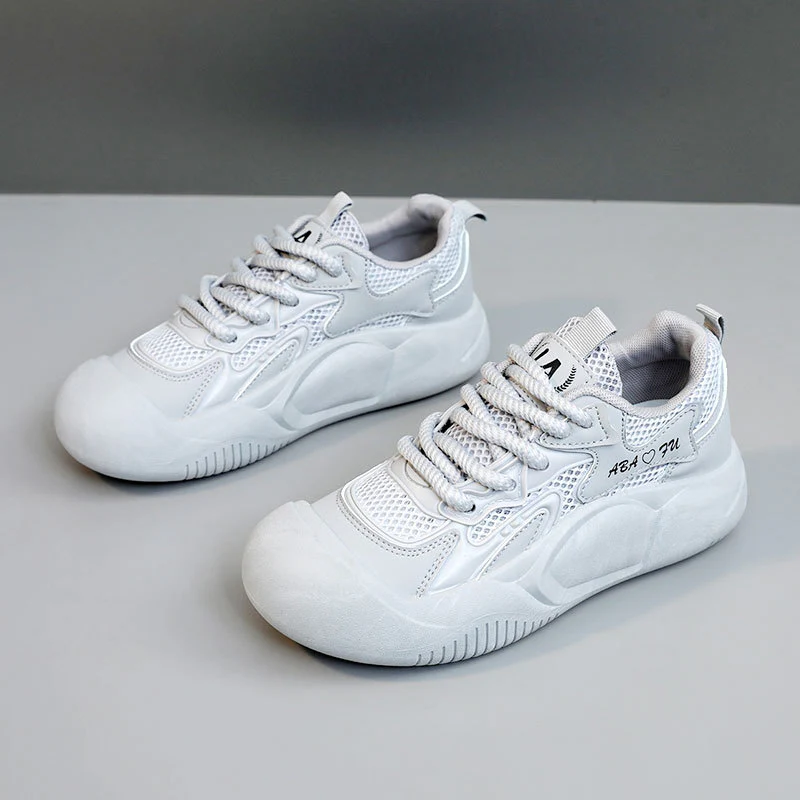 Damen sportliche Sneakers mit atmungsaktiven Mesh-Einsätzen und dämpfendem Sohlenprofil Heidi Mode - Image 8