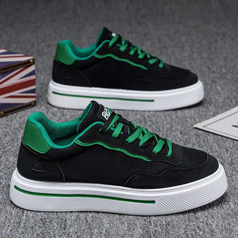 Damen Sportliche Sneakers mit atmungsaktiven Mesh-Einsätzen und dämpfender Laufsohle Heidi Mode - Image 4