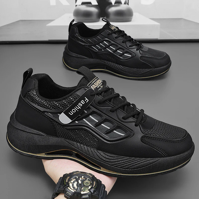 Damen Sportliche Sneakers mit atmungsaktiven Mesh-Einsätzen und stoßdämpfendem Sohlenprofil Heidi Mode - Image 4