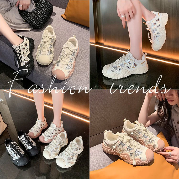 Damen Sportliche Sneakers mit atmungsaktiven Netz-Einsätzen von Heidi Mode - Image 5