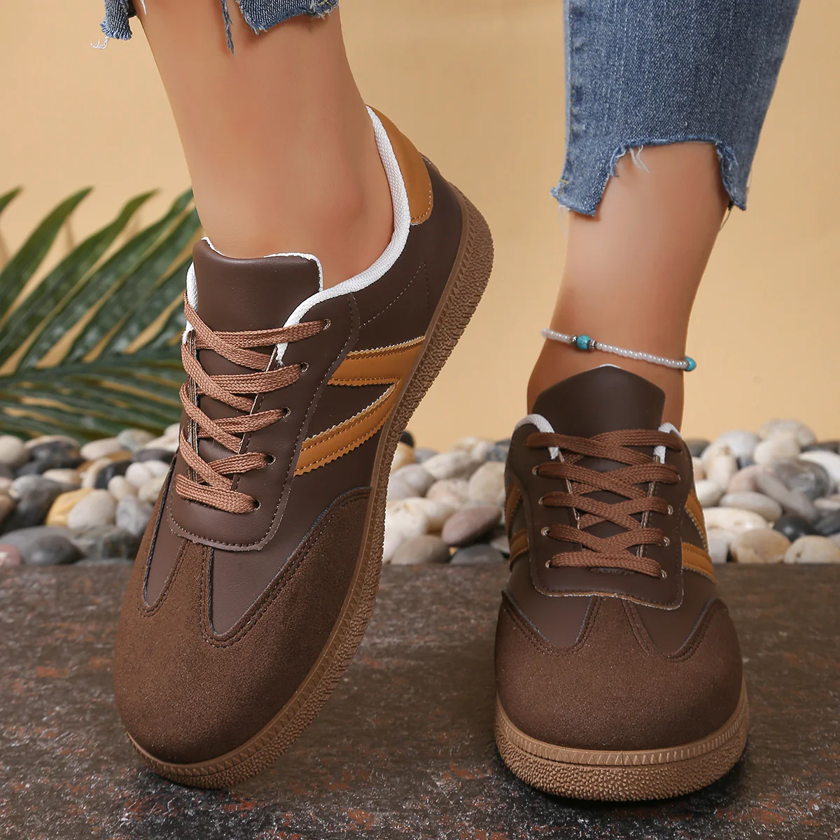Damen Sportliche Sneakers mit atmungsaktiven Obermaterialien und rutschfester Sohle Heidi Mode - Image 2