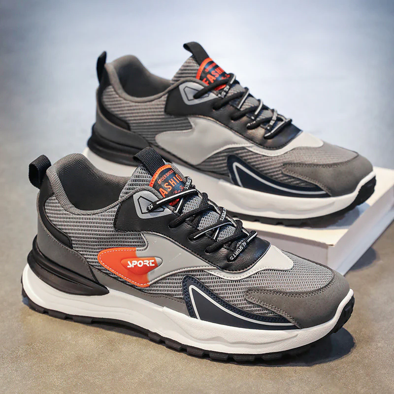 Damen Sportliche Sneakers mit atmungsaktiver Mesh-Konstruktion und dämpfendem Sohlenprofil Heidi Mode - Image 2