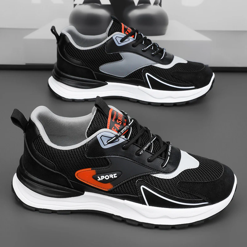 Damen Sportliche Sneakers mit atmungsaktiver Mesh-Konstruktion und dämpfendem Sohlenprofil Heidi Mode - Image 3