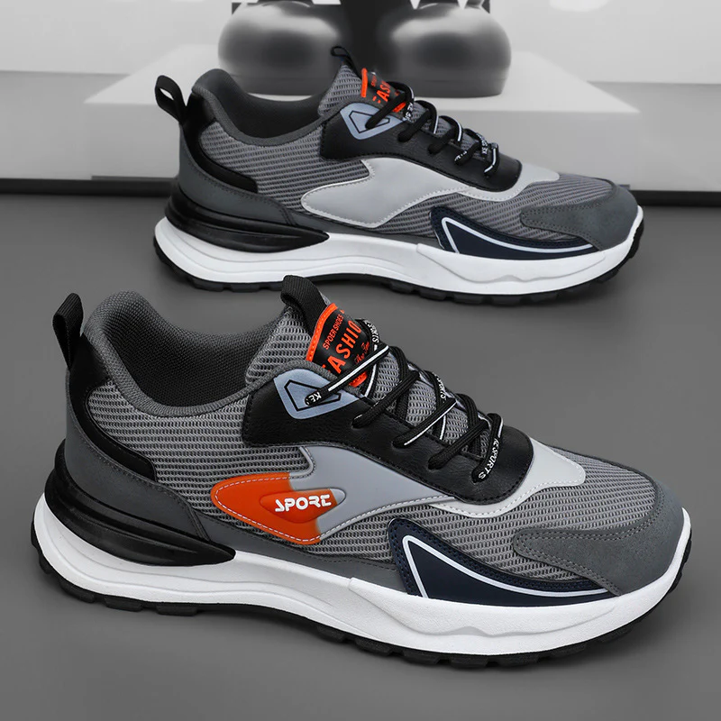 Damen Sportliche Sneakers mit atmungsaktiver Mesh-Konstruktion und dämpfendem Sohlenprofil Heidi Mode - Image 4