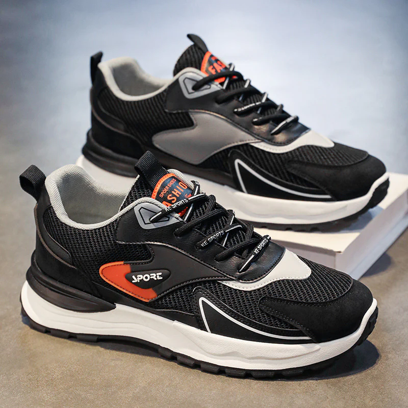 Damen Sportliche Sneakers mit atmungsaktiver Mesh-Konstruktion und dämpfendem Sohlenprofil Heidi Mode - Image 6