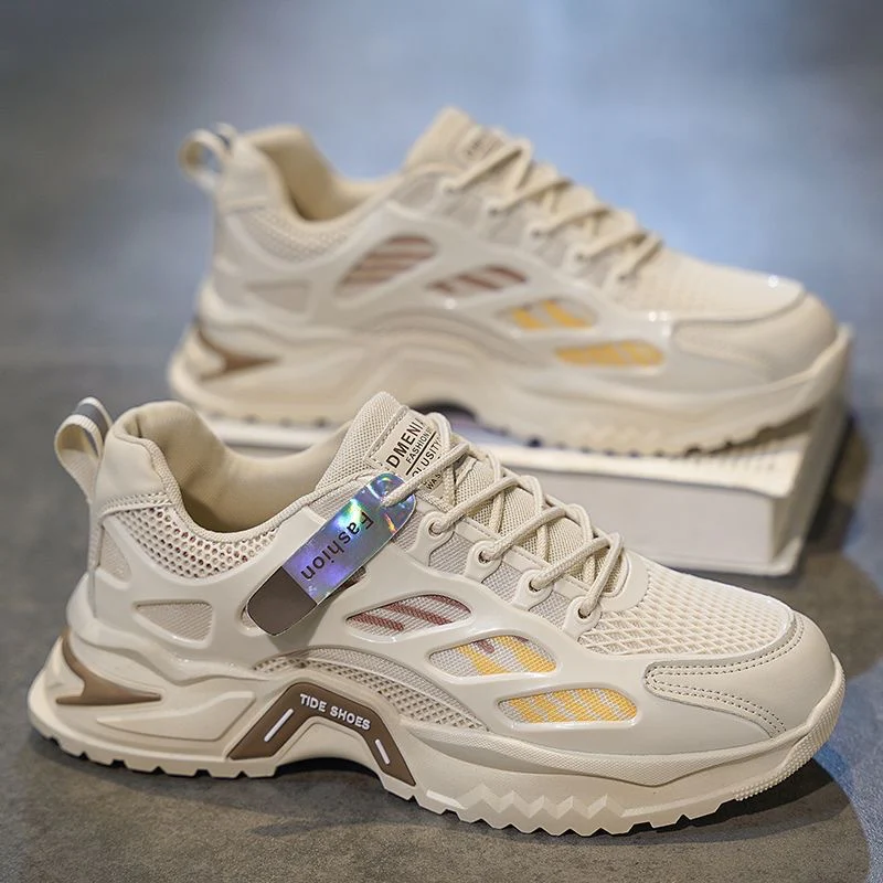 Damen Sportliche Sneakers mit atmungsaktiver Mesh-Konstruktion und rutschfester Sohle Heidi Mode