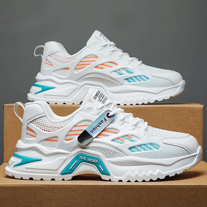 Damen Sportliche Sneakers mit atmungsaktiver Mesh-Konstruktion und rutschfester Sohle Heidi Mode - Image 3