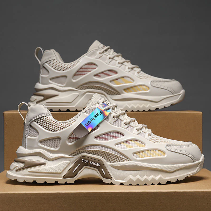 Damen Sportliche Sneakers mit atmungsaktiver Mesh-Konstruktion und rutschfester Sohle Heidi Mode - Image 7