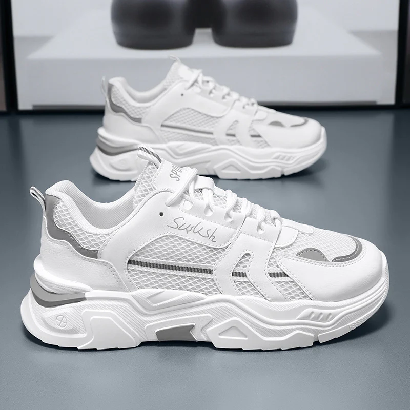 Damen Sportliche Sneakers mit atmungsaktiver Mesh-Konstruktion und stoßdämpfender Sohle Heidi Mode - Image 4