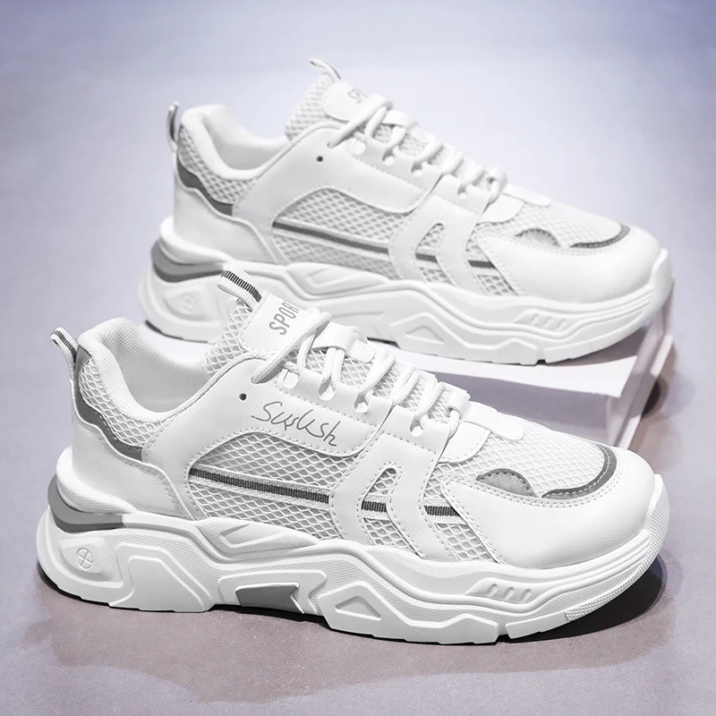 Damen Sportliche Sneakers mit atmungsaktiver Mesh-Konstruktion und stoßdämpfender Sohle Heidi Mode - Image 6