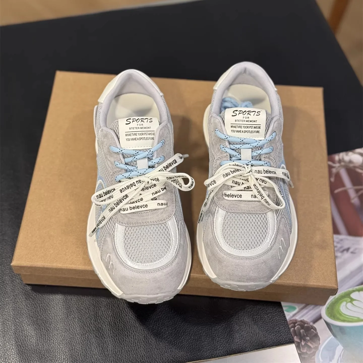 Damen Sportliche Sneakers mit atmungsaktiver Mesh-Oberfläche und bequemer Dämpfung Heidi Mode - Image 4