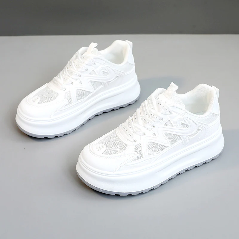 Damen Sportliche Sneakers mit atmungsaktiver Mesh-Oberfläche und dämpfendem Fußbett Heidi Mode - Image 4