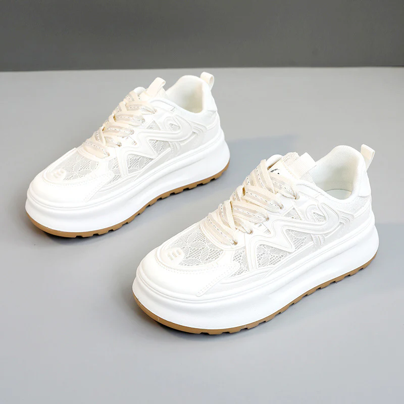 Damen Sportliche Sneakers mit atmungsaktiver Mesh-Oberfläche und dämpfendem Fußbett Heidi Mode - Image 7