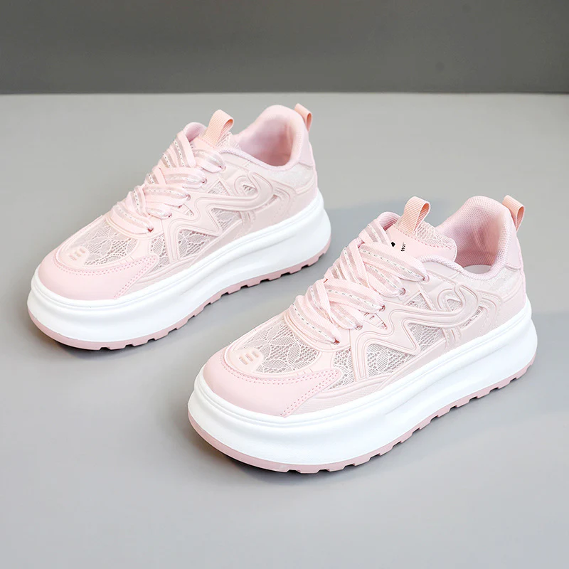 Damen Sportliche Sneakers mit atmungsaktiver Mesh-Oberfläche und dämpfendem Fußbett Heidi Mode - Image 8