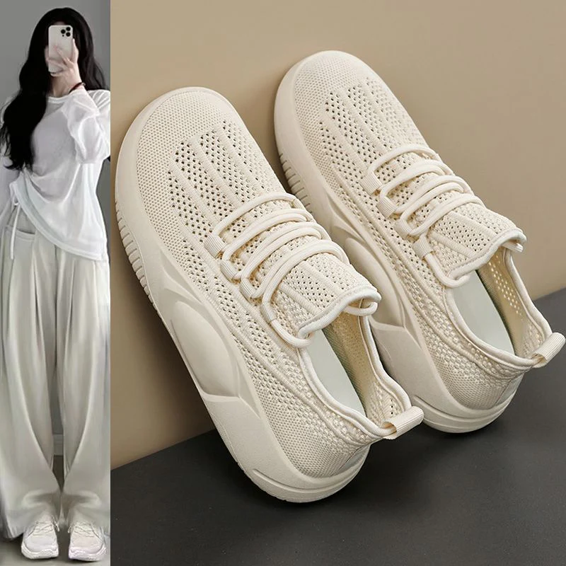 Damen Sportliche Sneakers mit atmungsaktiver Mesh-Oberfläche und dämpfendem Sohlenprofil Heidi Mode - Image 8
