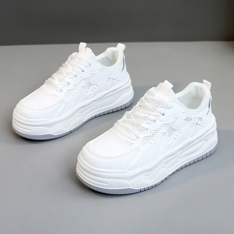 Damen Sportliche Sneakers mit atmungsaktiver Mesh-Oberfläche und dämpfendem Sohlenprofil Heidi Mode - Image 6