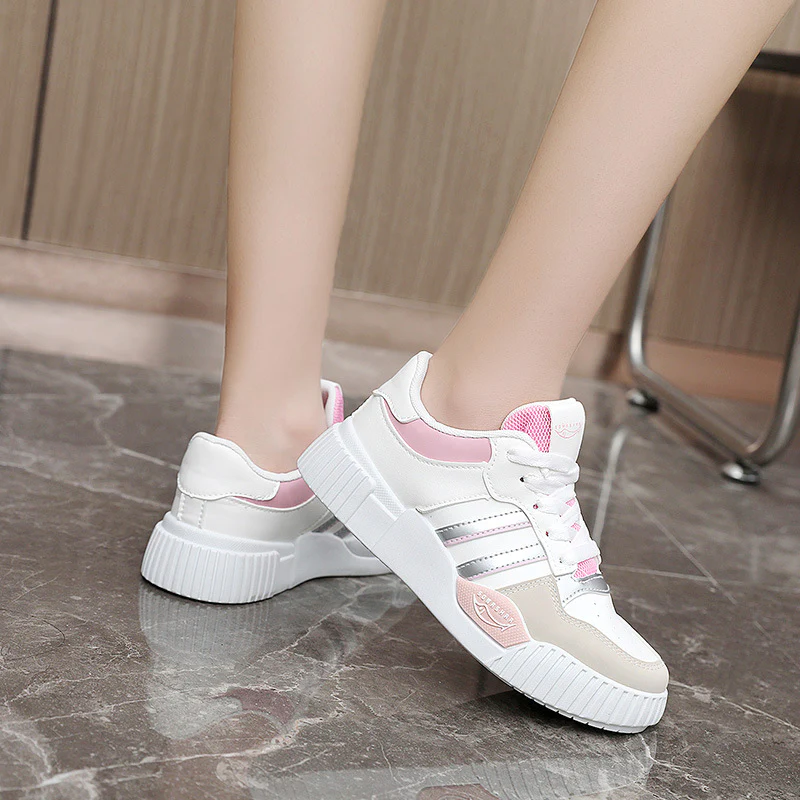 Damen sportliche Sneakers mit atmungsaktiver Mesh-Oberfläche und dämpfenden Eigenschaften Heidi Mode - Image 3