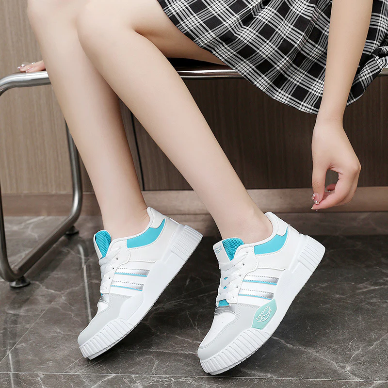 Damen sportliche Sneakers mit atmungsaktiver Mesh-Oberfläche und dämpfenden Eigenschaften Heidi Mode - Image 4