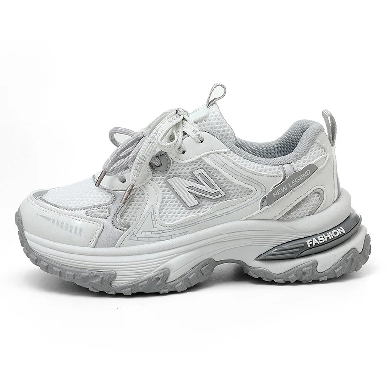 Damen Sportliche Sneakers mit atmungsaktiver Mesh-Oberfläche und dämpfender Laufsohle Heidi Mode 1771555686 - Image 5