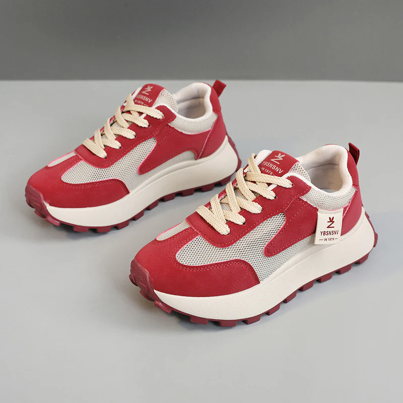 Damen Sportliche Sneakers mit atmungsaktiver Mesh-Oberfläche und dämpfender Laufsohle Heidi Mode 1771555985 - Image 7