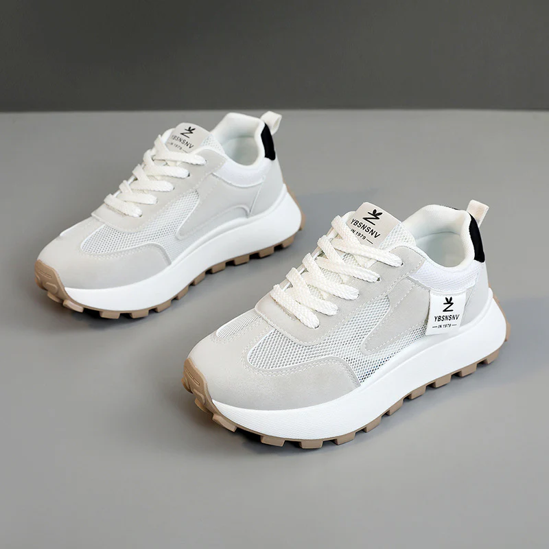 Damen Sportliche Sneakers mit atmungsaktiver Mesh-Oberfläche und dämpfender Laufsohle Heidi Mode 1771555985 - Image 8