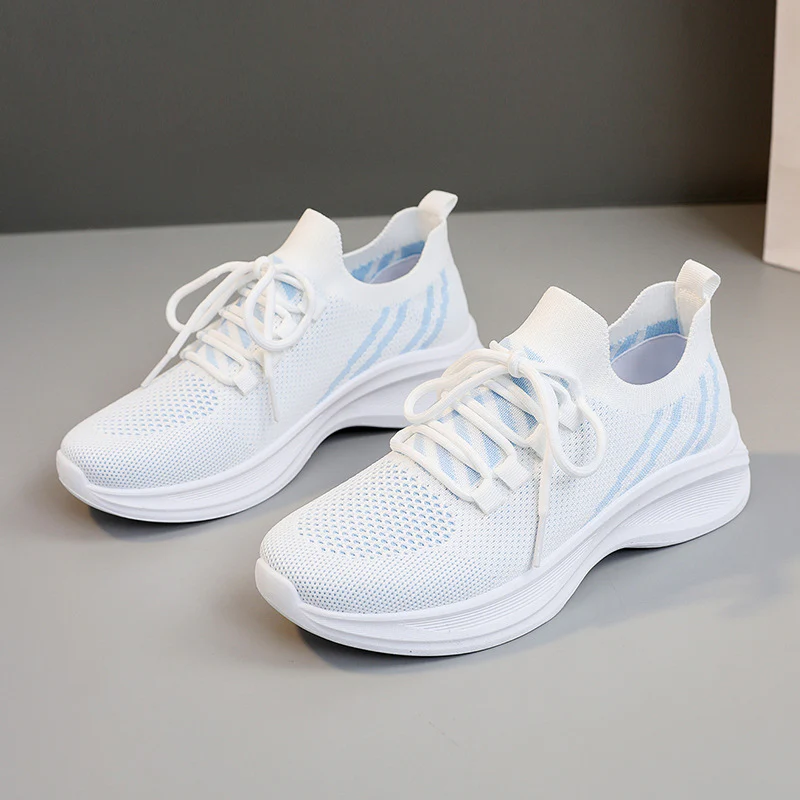 Damen sportliche Sneakers mit atmungsaktiver Mesh-Oberfläche und dämpfender Laufsohle Heidi Mode - Image 6