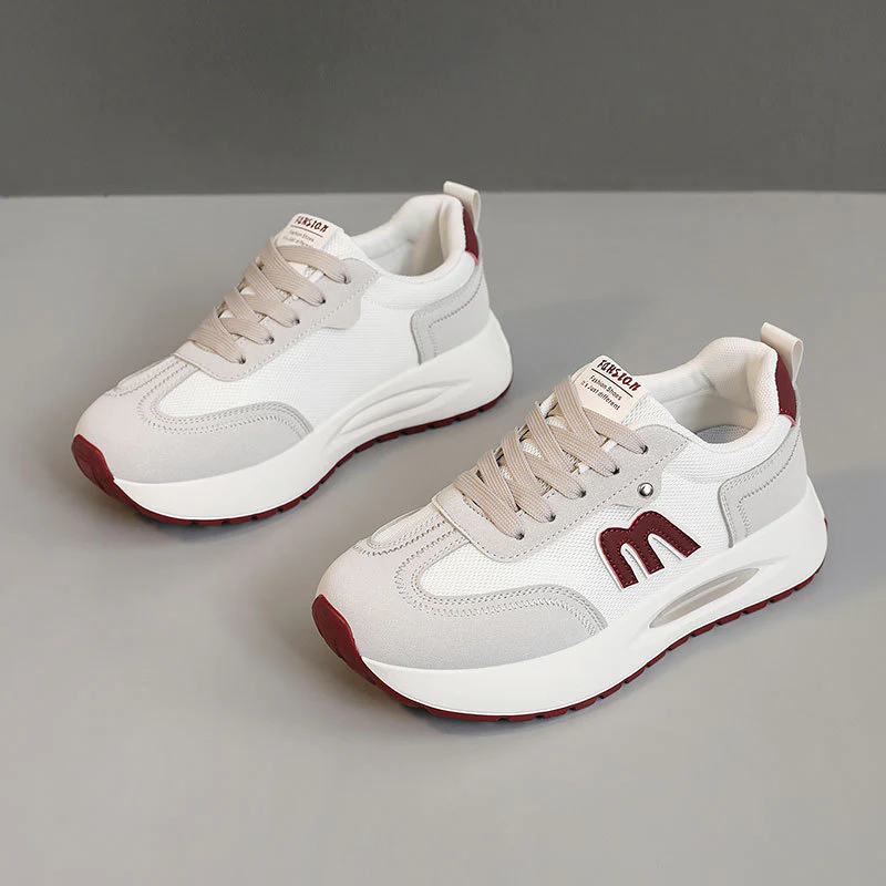 Damen Sportliche Sneakers mit atmungsaktiver Mesh-Oberfläche und dämpfender Sohle Heidi Mode 1771555830 - Image 6