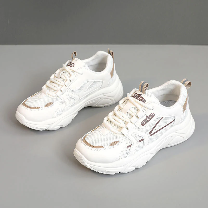 Damen sportliche Sneakers mit atmungsaktiver Mesh-Oberfläche und dämpfender Sohle Heidi Mode - Image 7
