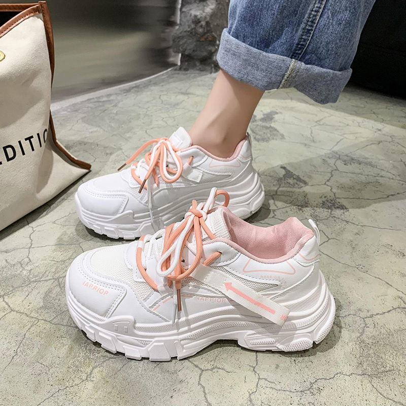 Damen sportliche Sneakers mit atmungsaktiver Mesh-Oberfläche und dämpfender Sohle Heidi Mode - Image 2
